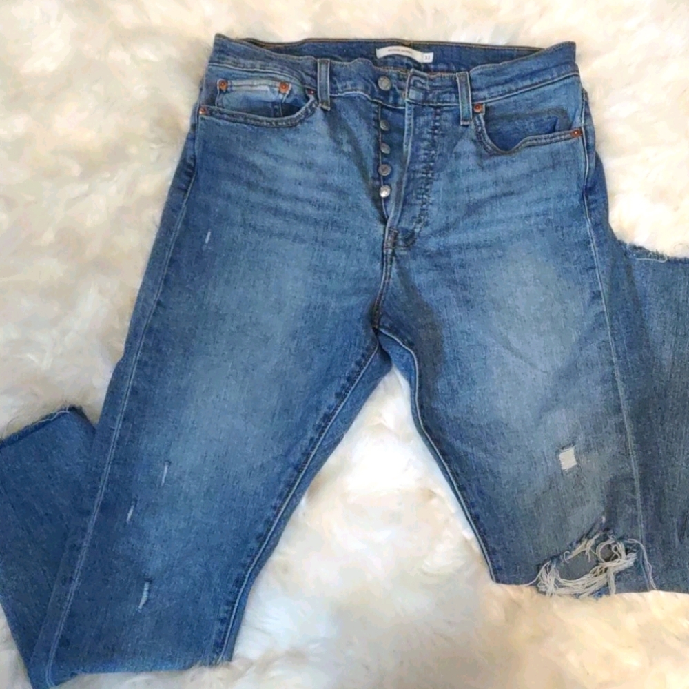 Levis  Button Fly Wedgie Skinny Jeans
